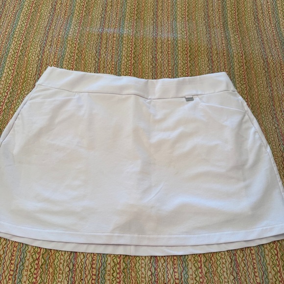 Greg Norman Collection White A-Line Golf Skort Size XL - Picture 1 of 9